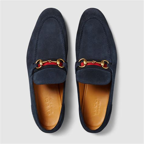 vintage gucci blue suede shoes|Gucci fur loafers men.